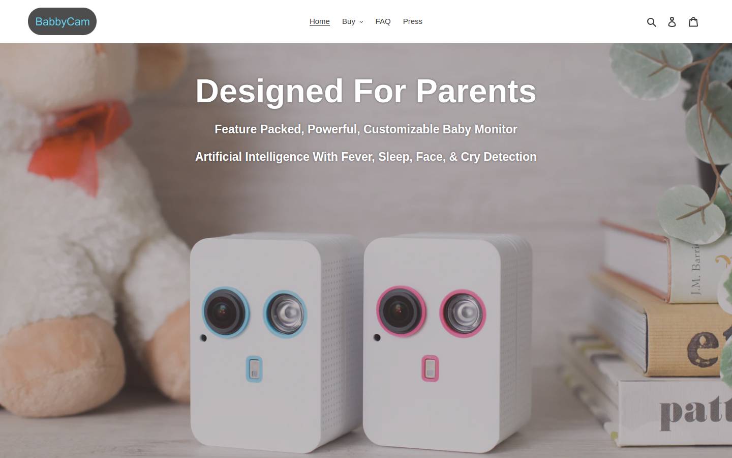 babbycam.com homepage screenshot