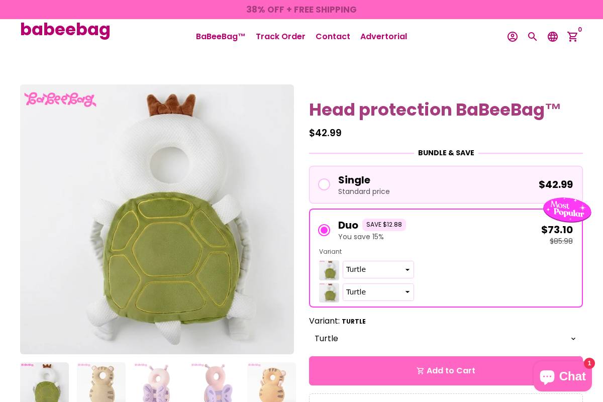 Babeebag homepage screenshot