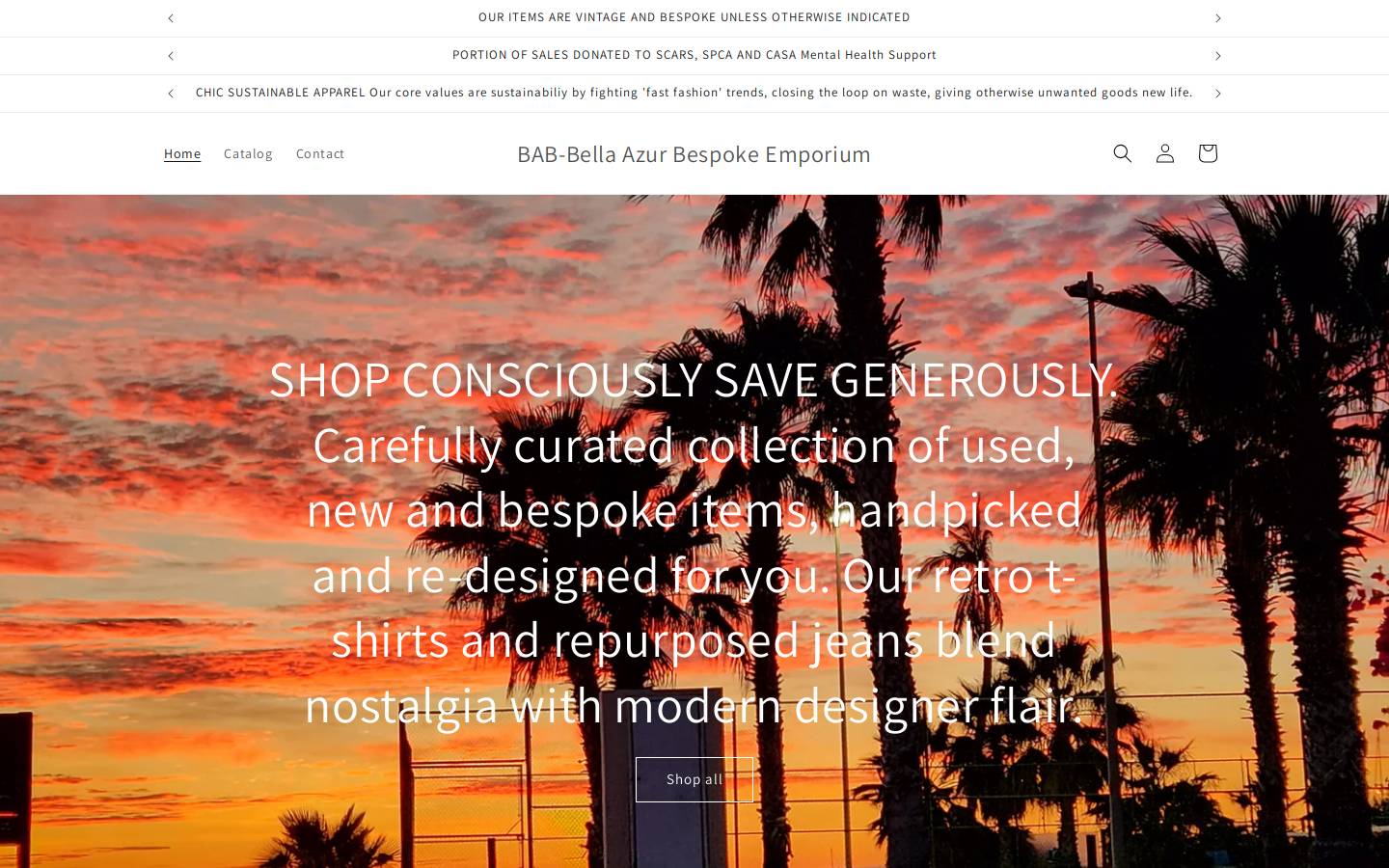 babemporium.com homepage screenshot
