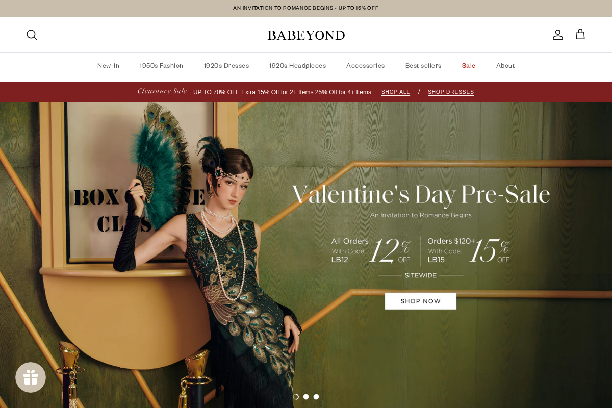 BABEYOND homepage screenshot