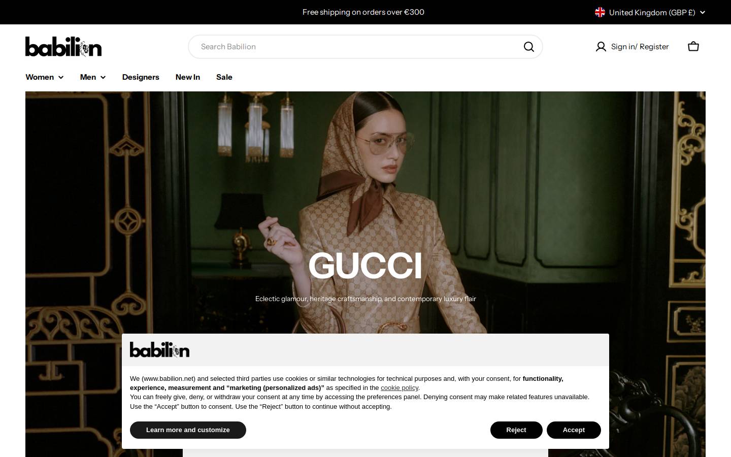Babilion homepage screenshot