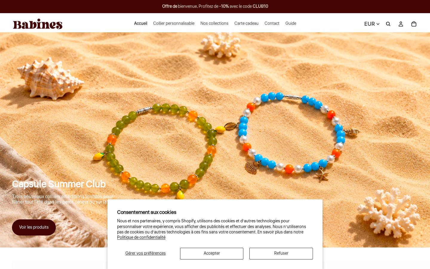 babinesclub.com homepage screenshot