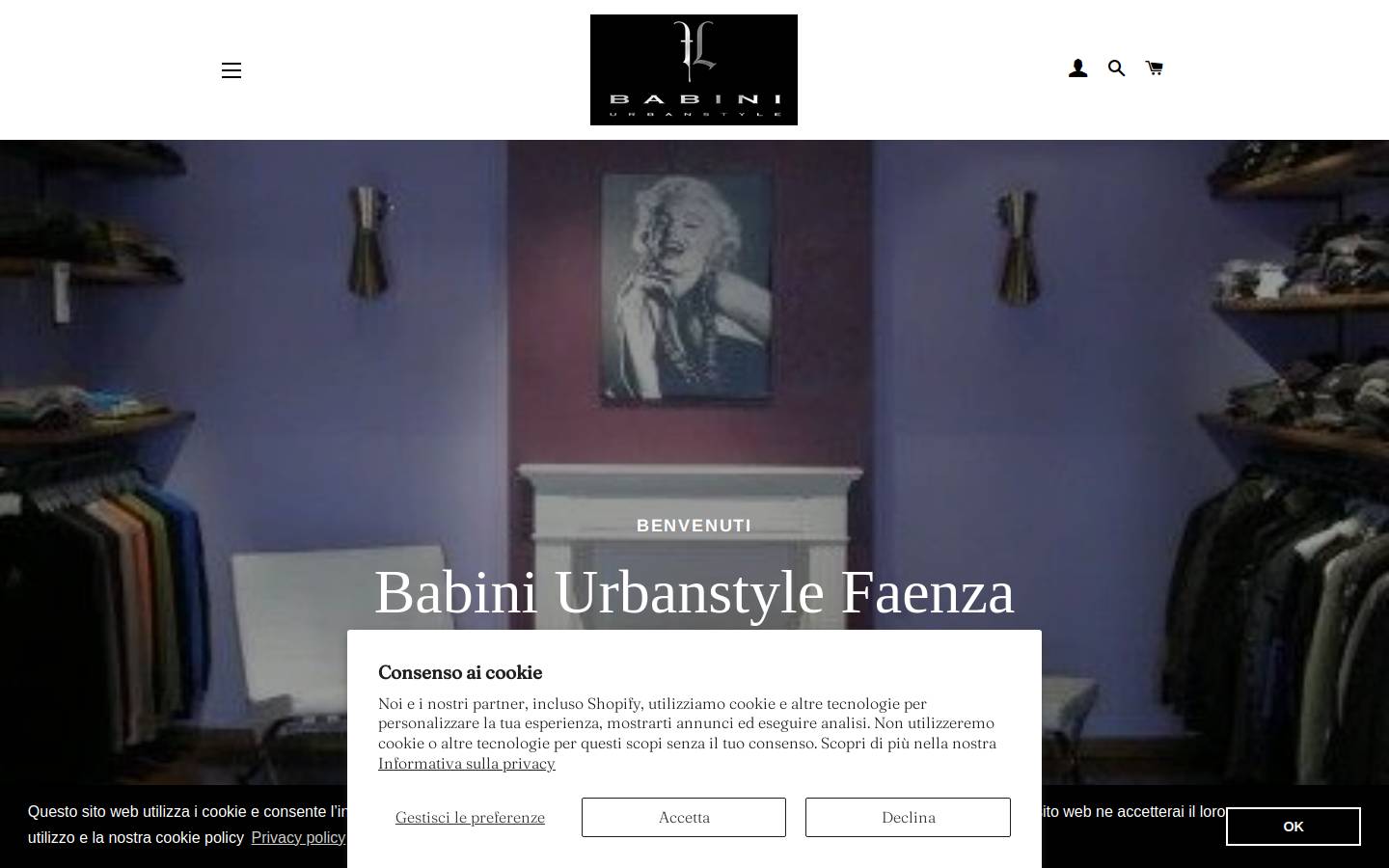 babiniurbanstyle.com homepage screenshot