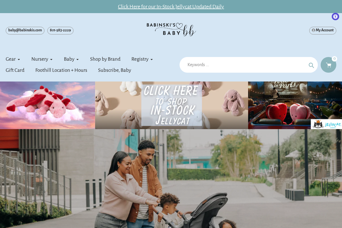 Babinski's Baby homepage screenshot