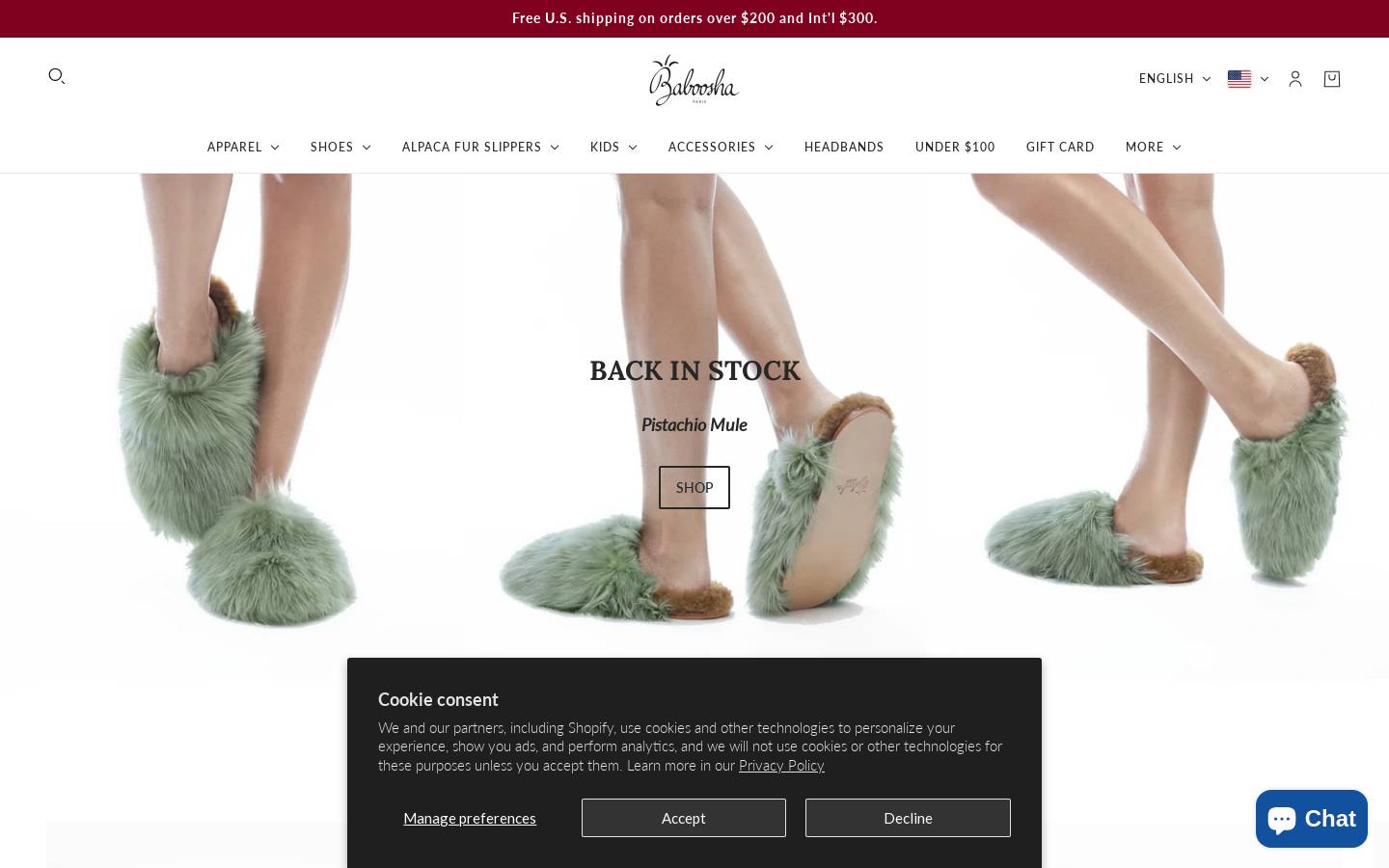 baboosha.com homepage screenshot