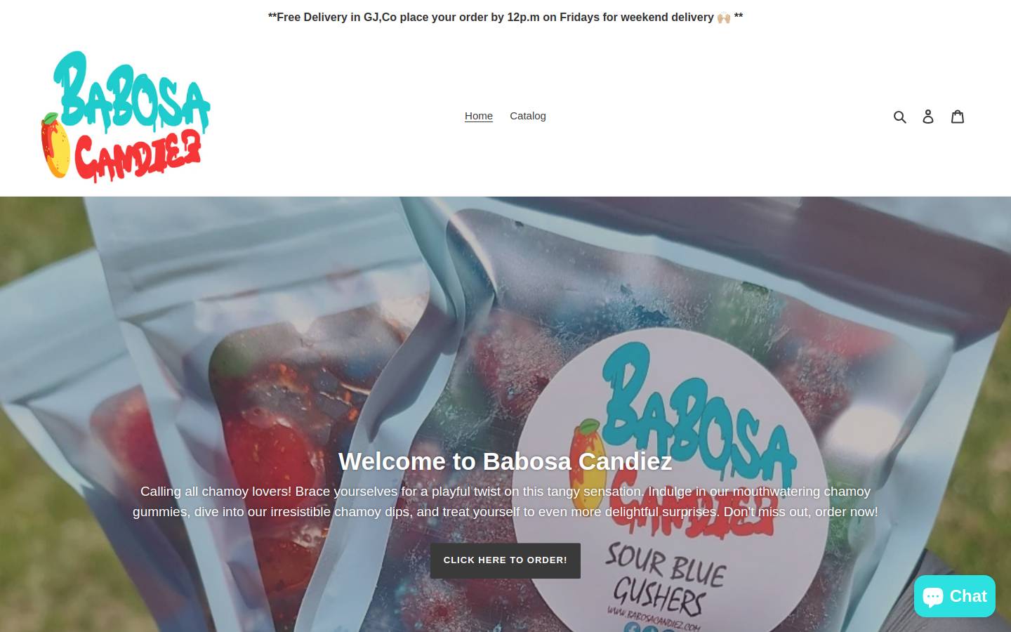 babosacandiez.com homepage screenshot
