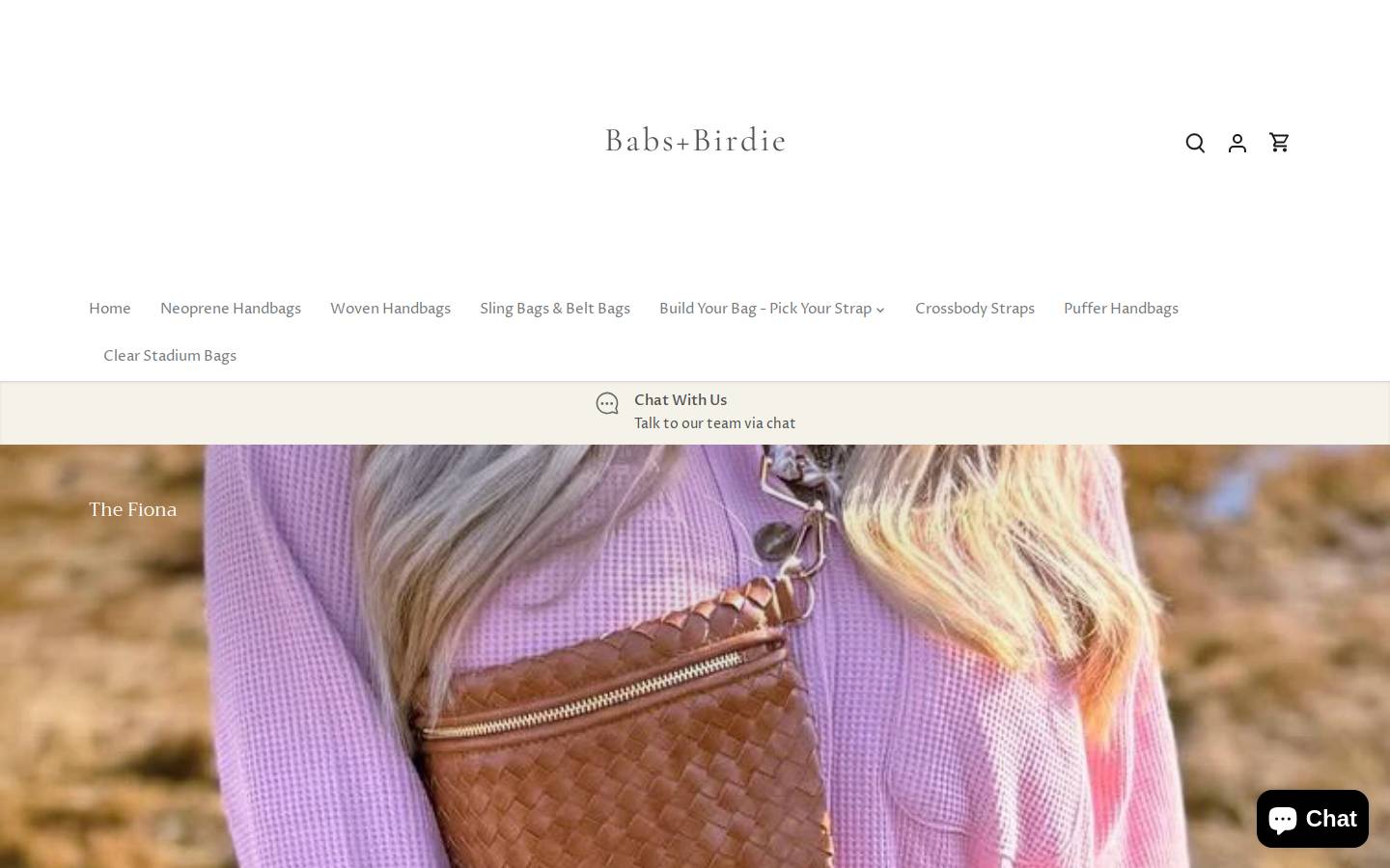 babsandbirdie.com homepage screenshot