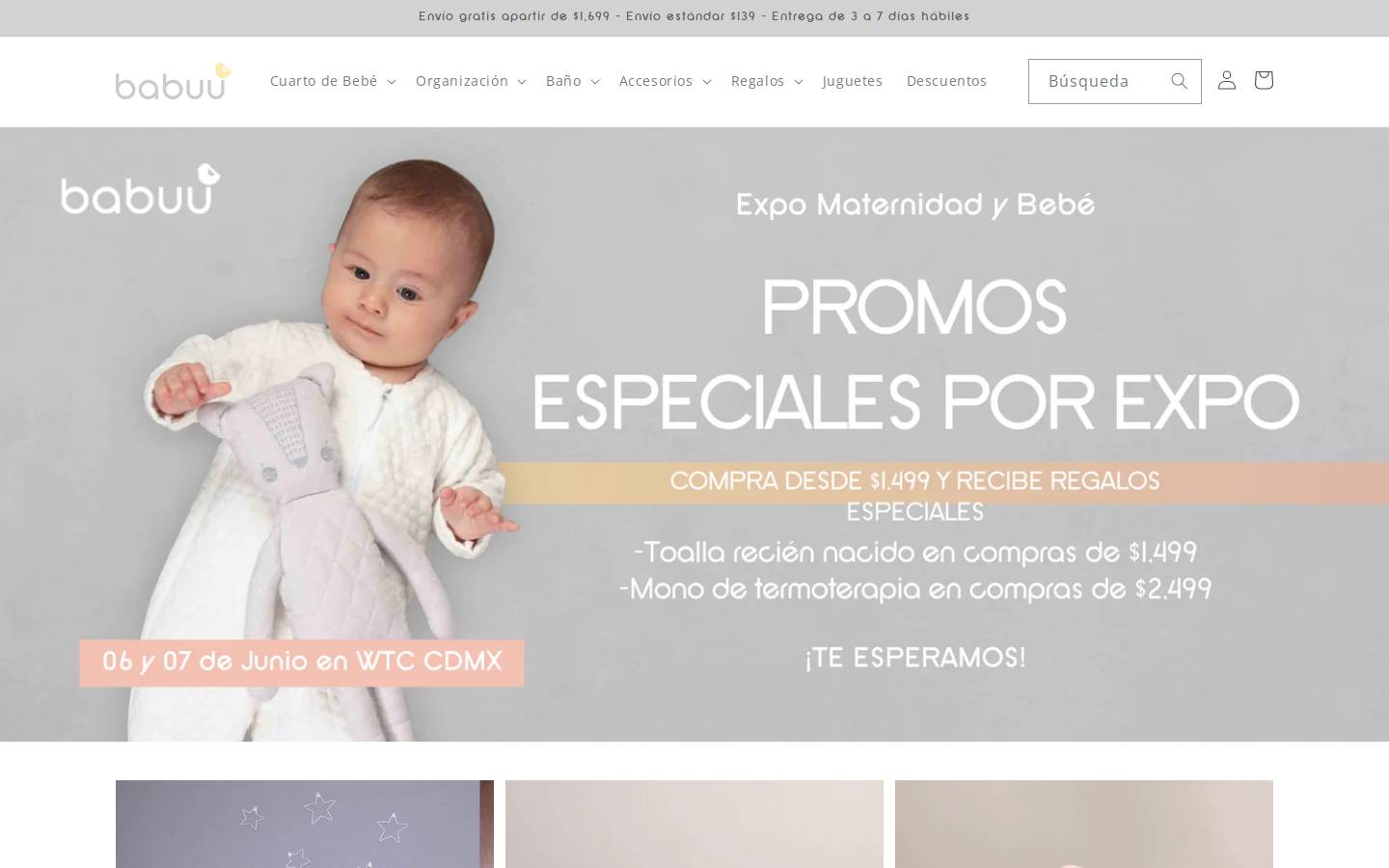 babuubaby.com homepage screenshot