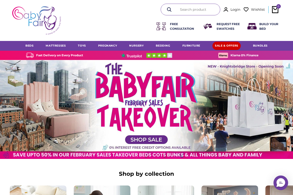 BabyFair homepage screenshot