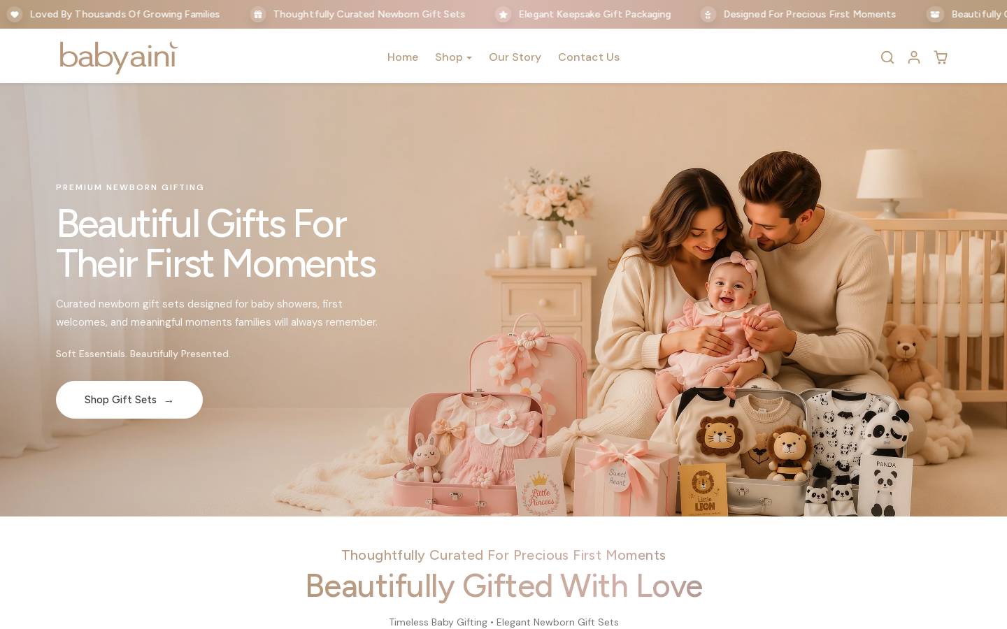babyaini.com homepage screenshot