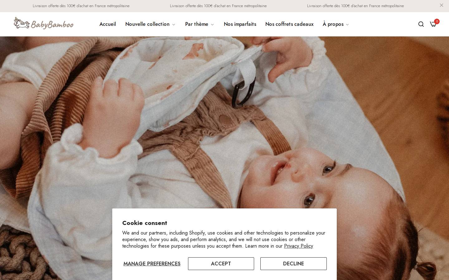 BabyBamboo homepage screenshot