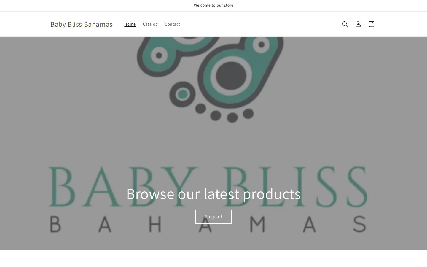 babyblyssbahamas.shop homepage screenshot