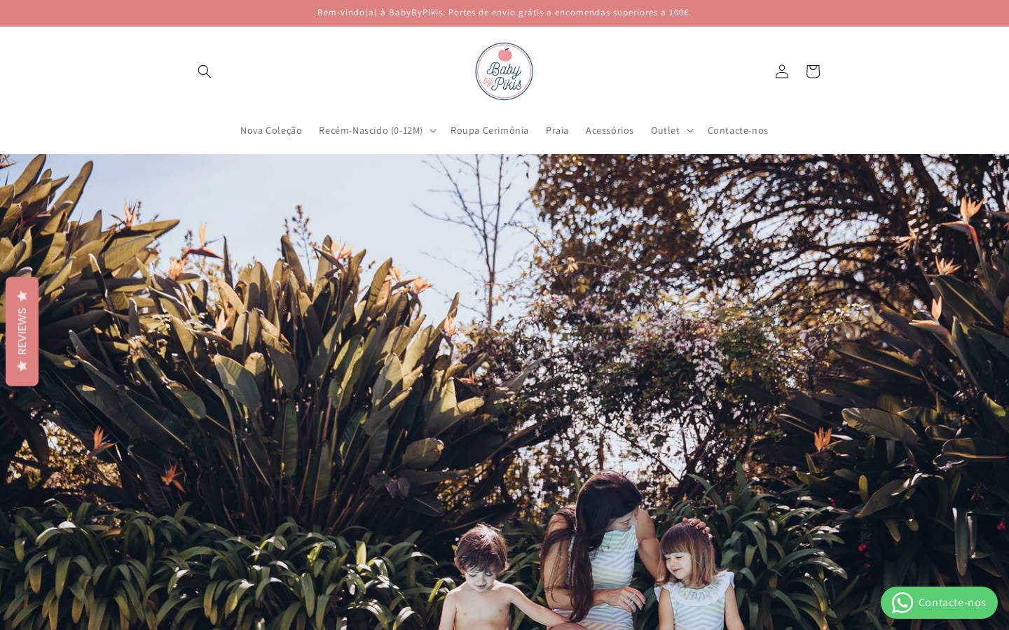 babybypikis.pt homepage screenshot