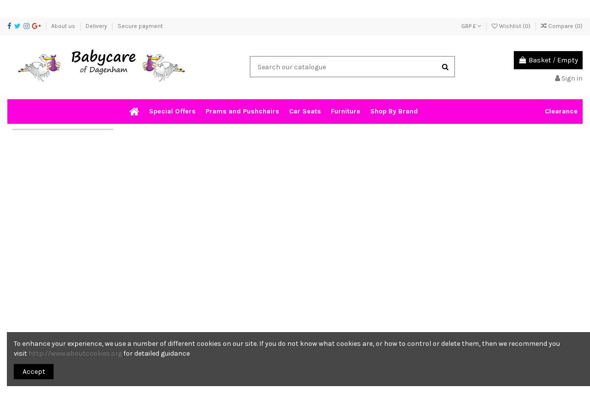 babycare.london homepage screenshot