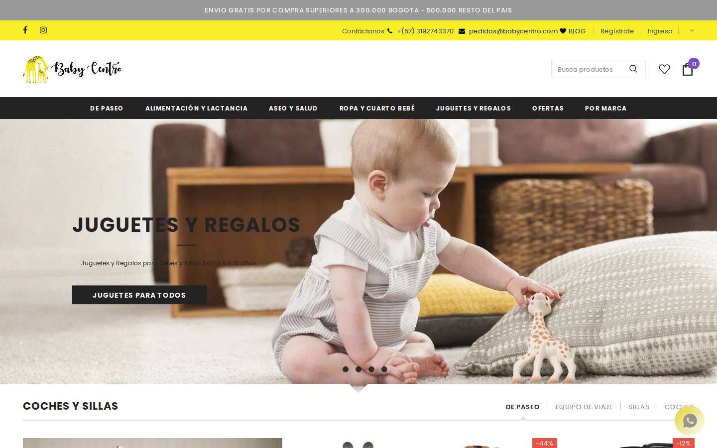 babycentro.com homepage screenshot