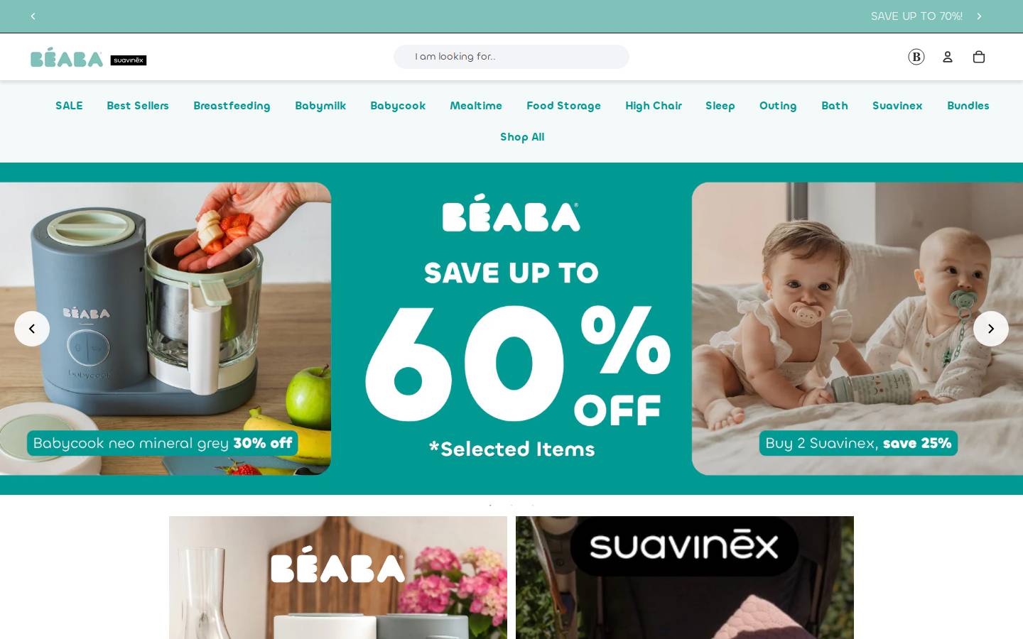 babycook.com.au homepage screenshot