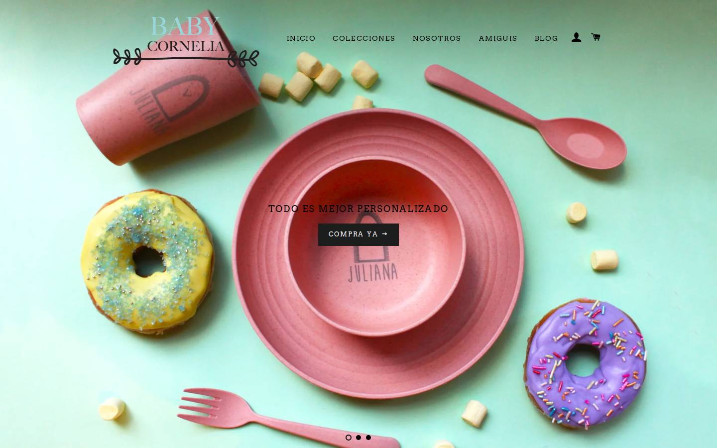 babycornelia.com homepage screenshot