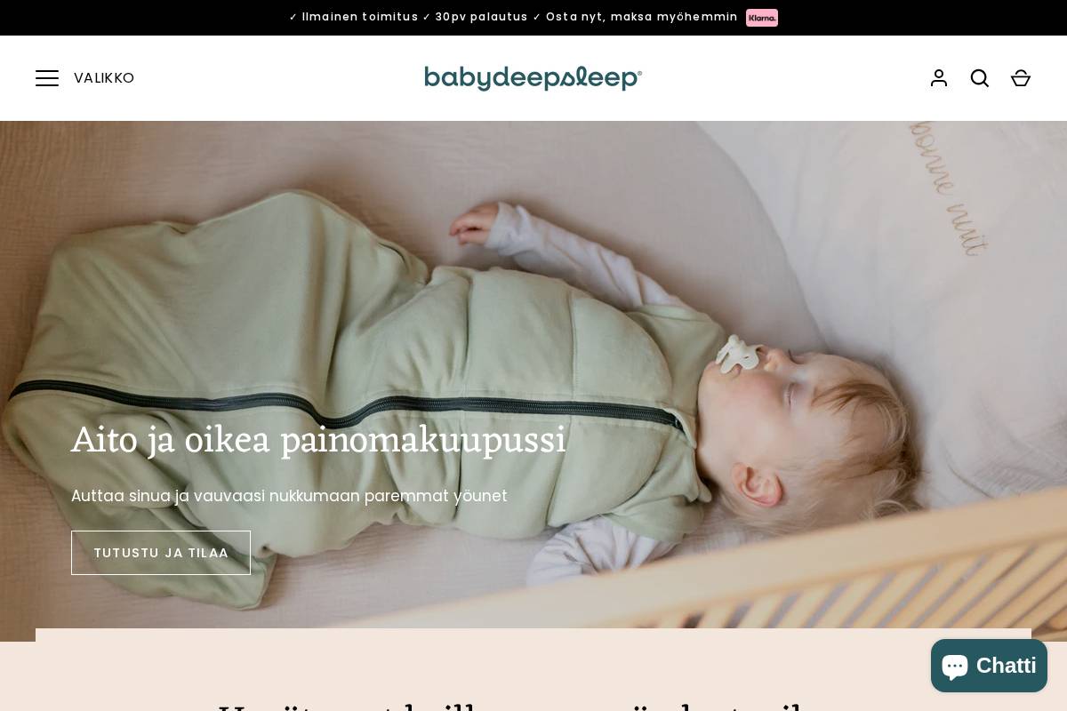 babydeepsleep.com homepage screenshot