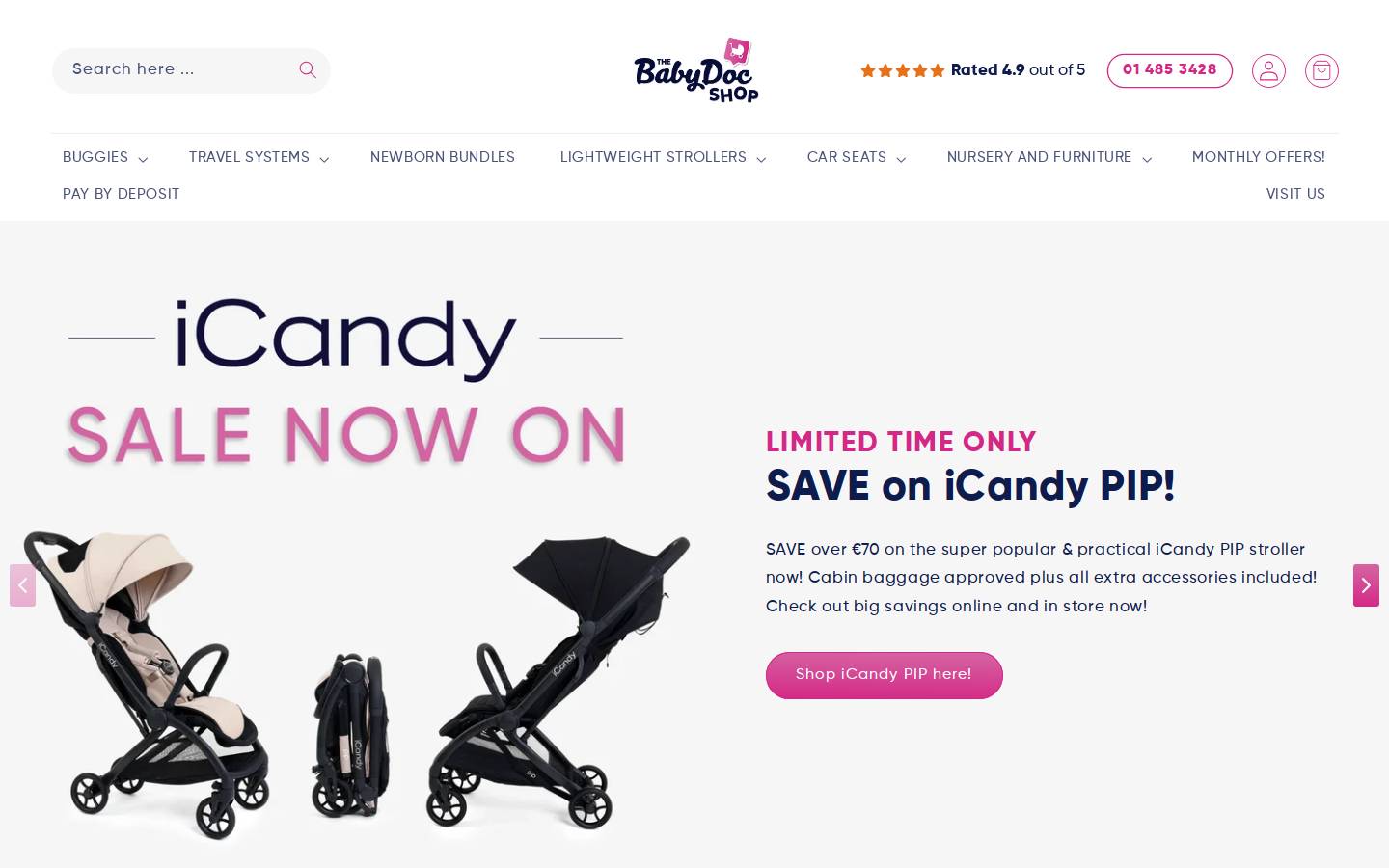 BabyDoc Shop homepage screenshot