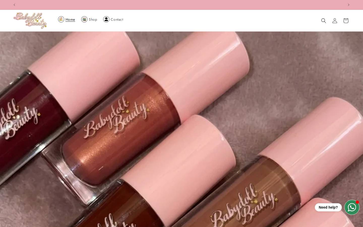 babydollbeauty.shop homepage screenshot