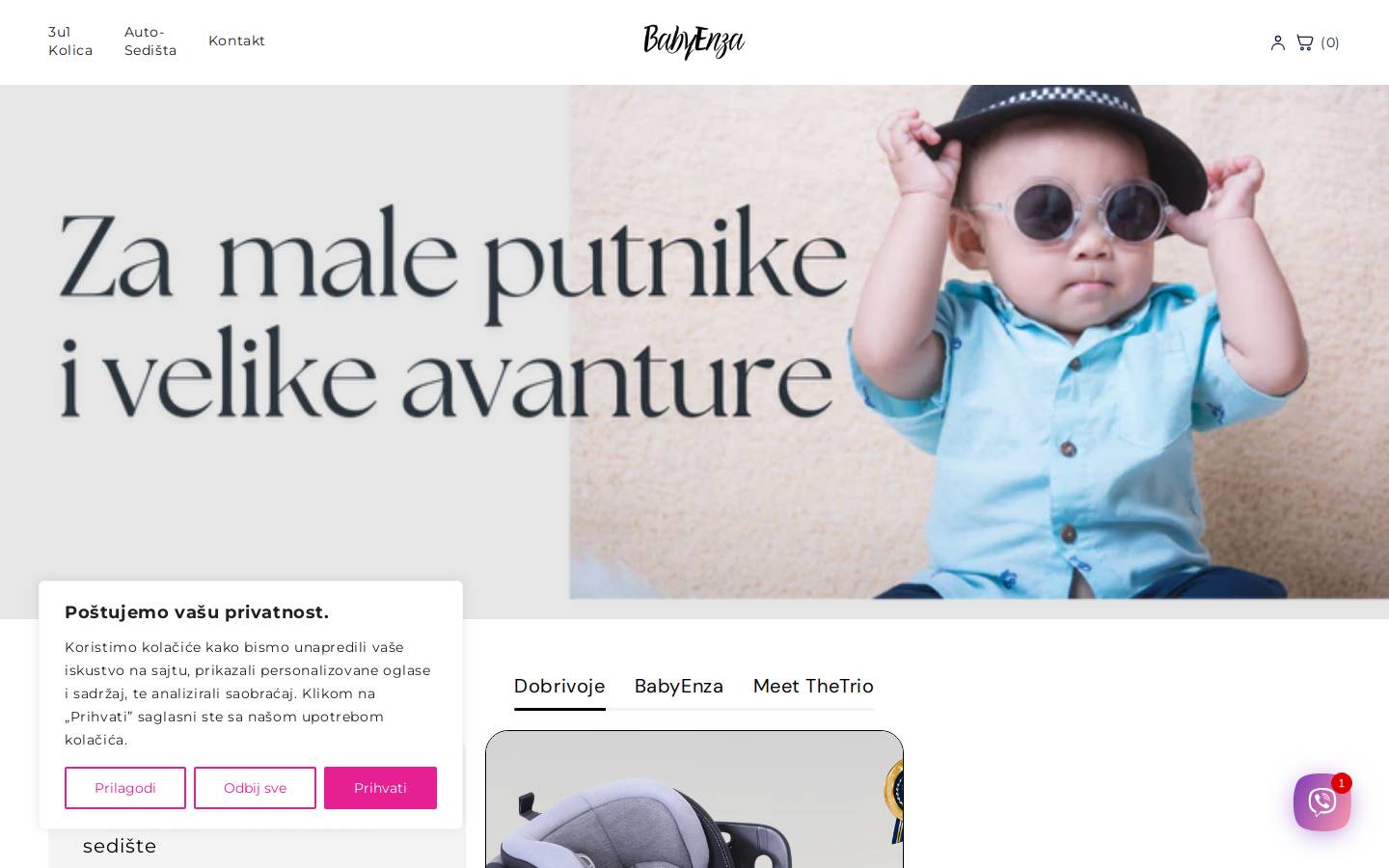 babyenza.com homepage screenshot