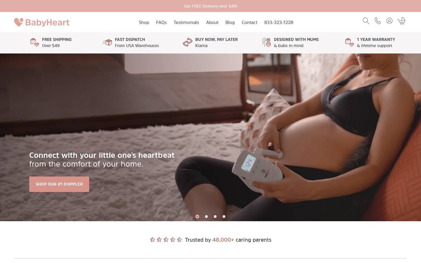 babyheart.com homepage screenshot
