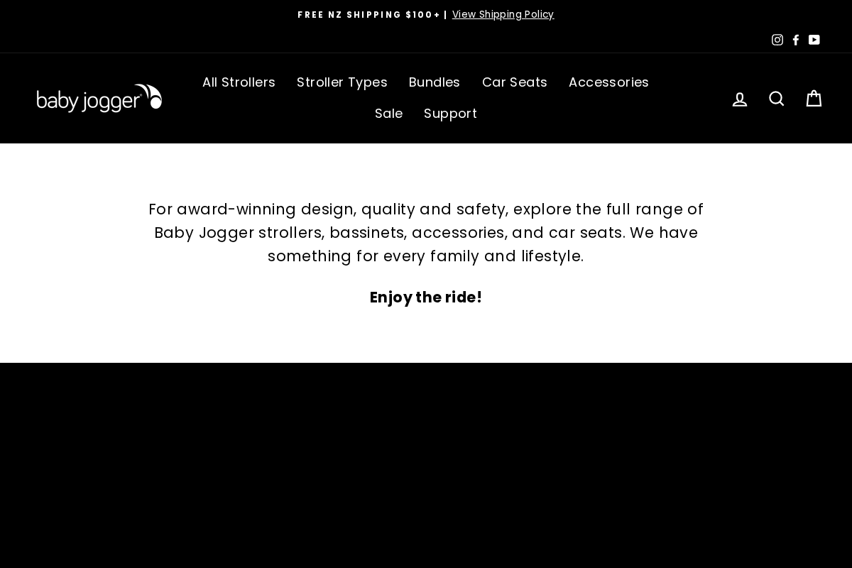 babyjogger.co.nz homepage screenshot