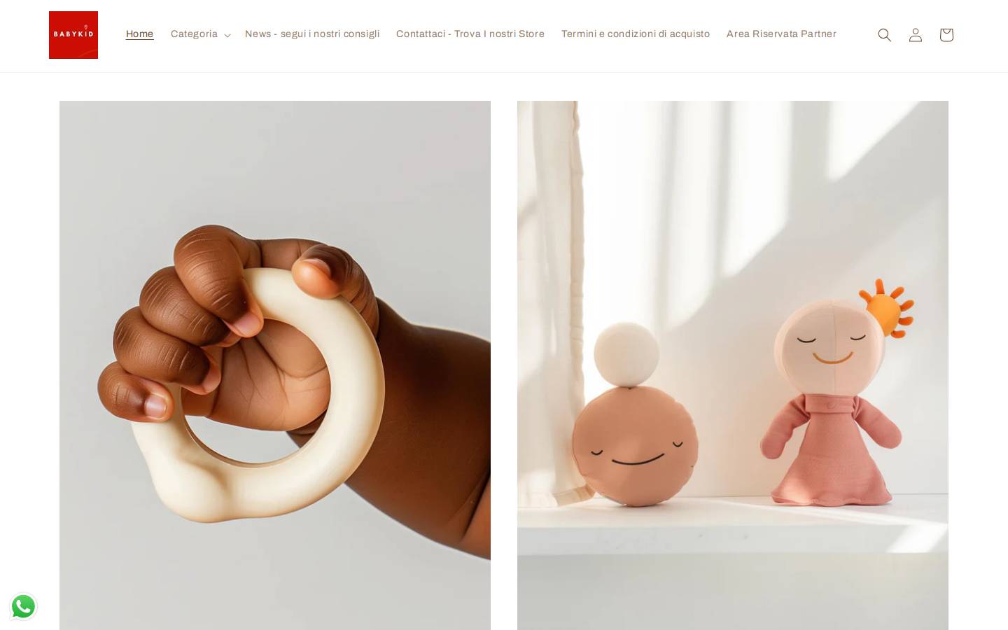 babykid.it homepage screenshot