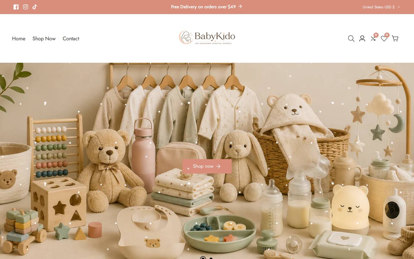 babykido.com homepage screenshot