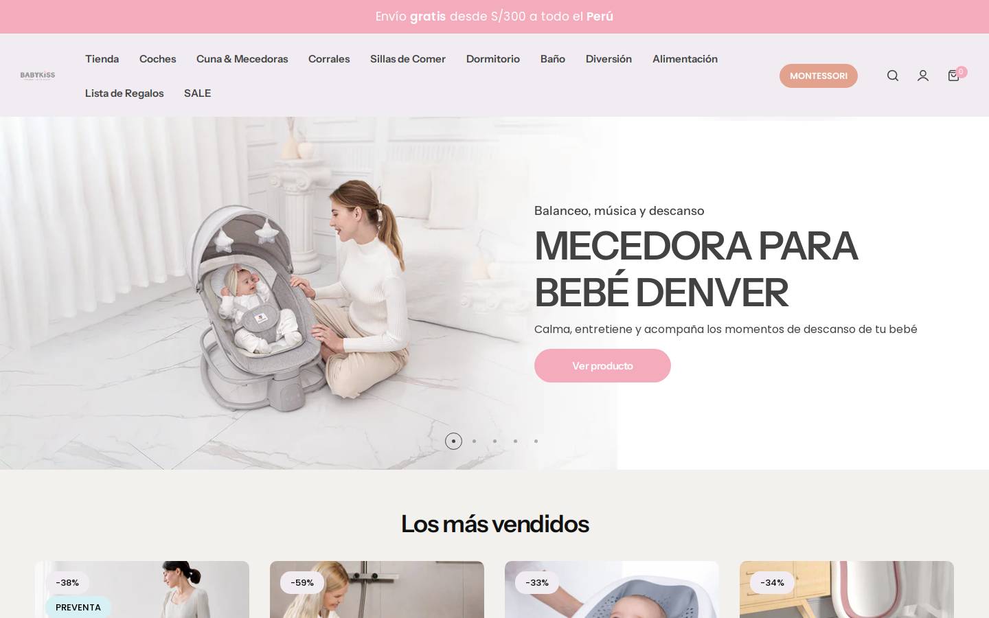 babykiss.pe homepage screenshot