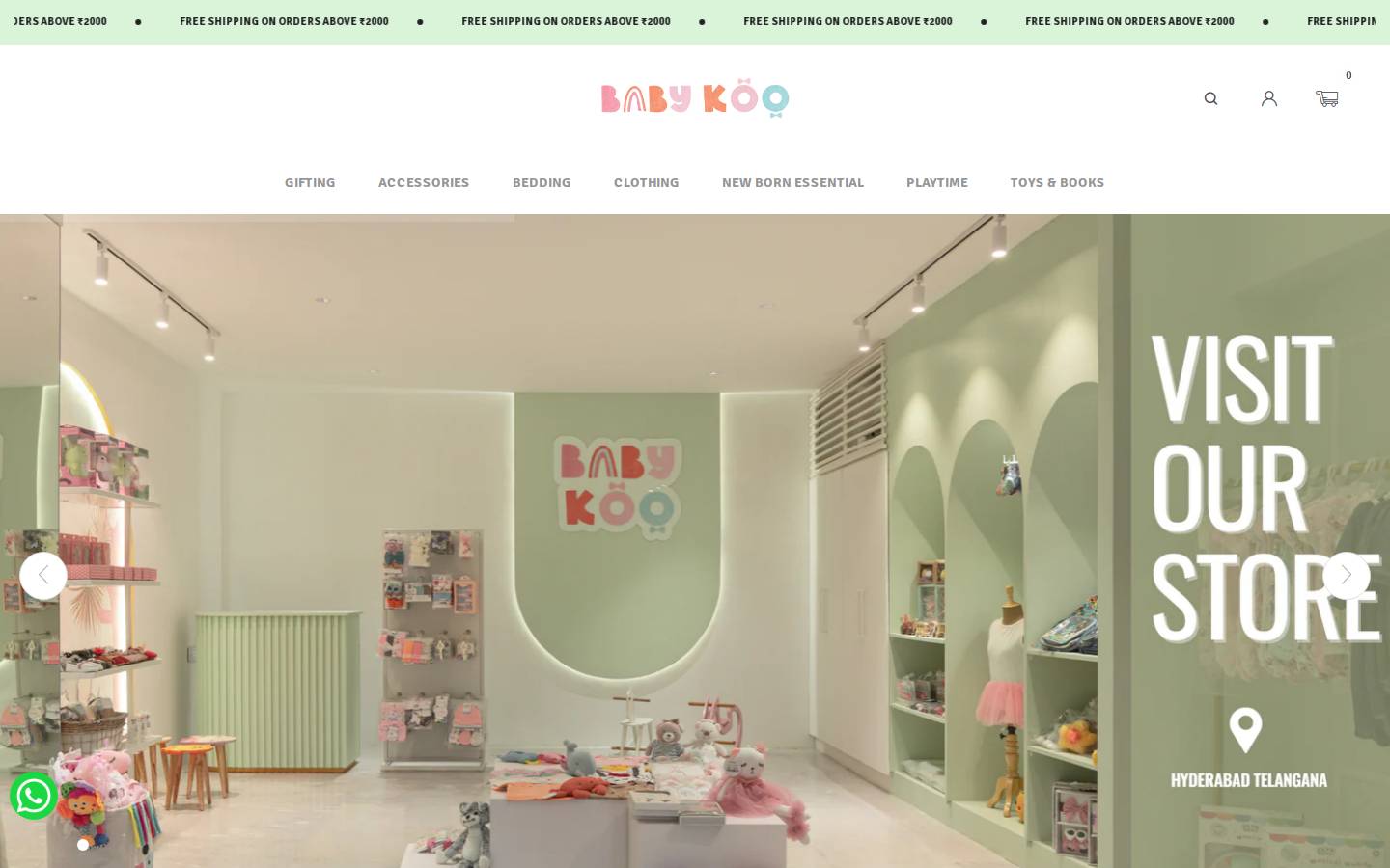 babykooo.com homepage screenshot