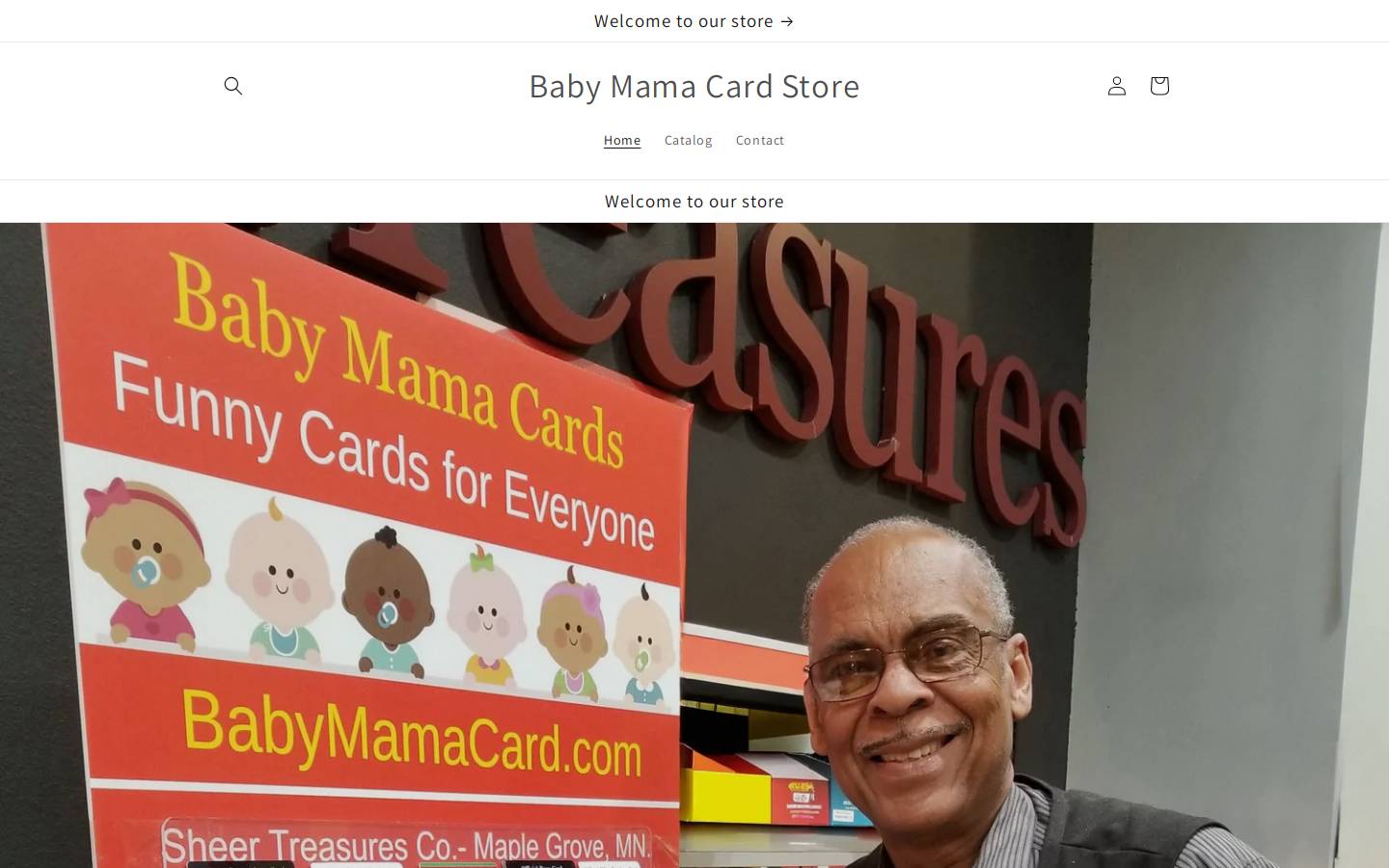 babymamacard.com homepage screenshot