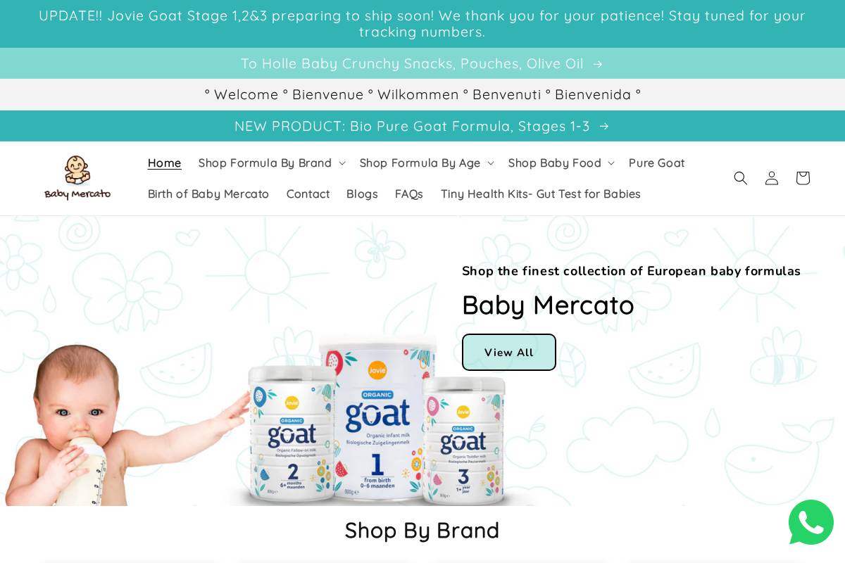 babymercato.com homepage screenshot