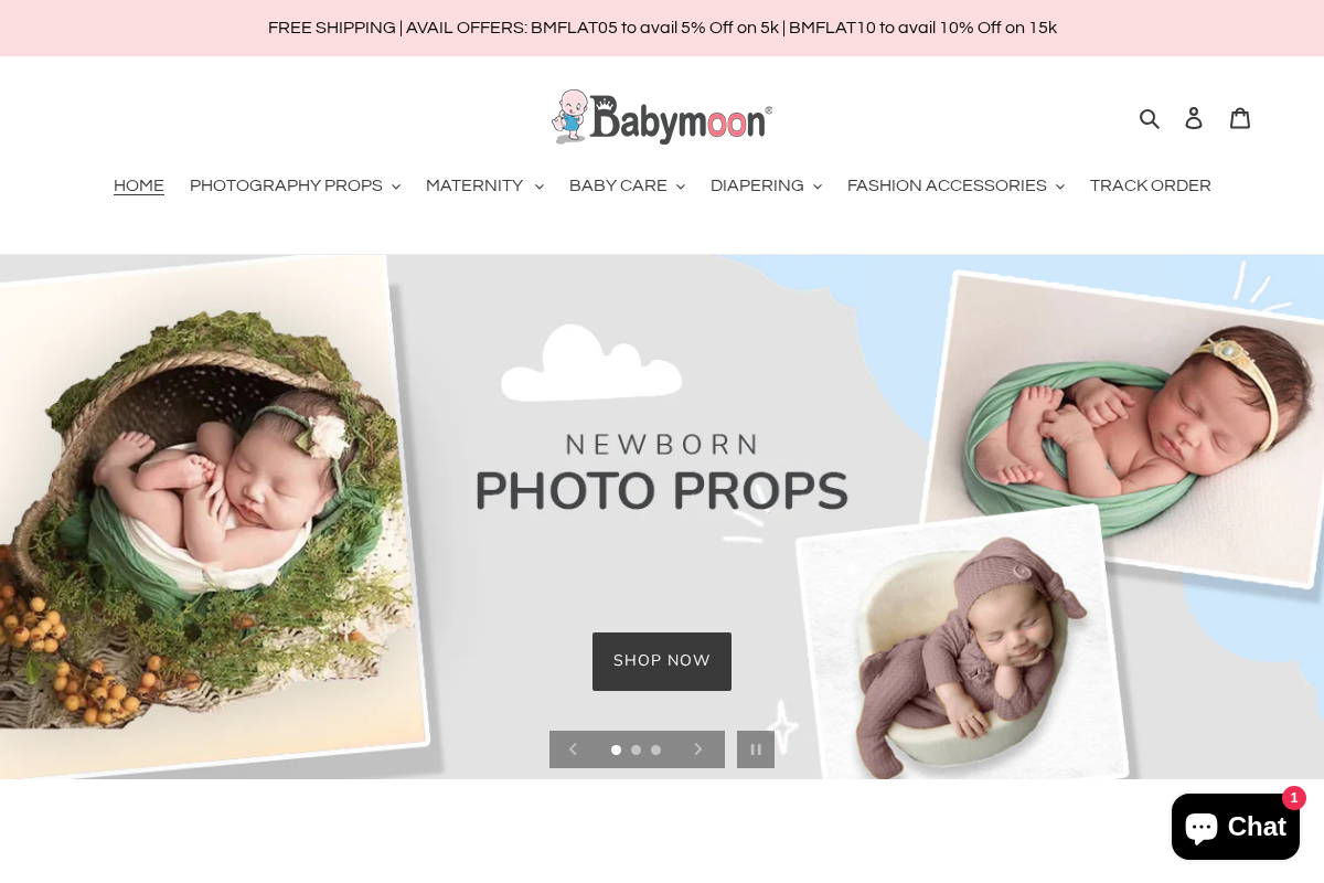 BABYMOON homepage screenshot