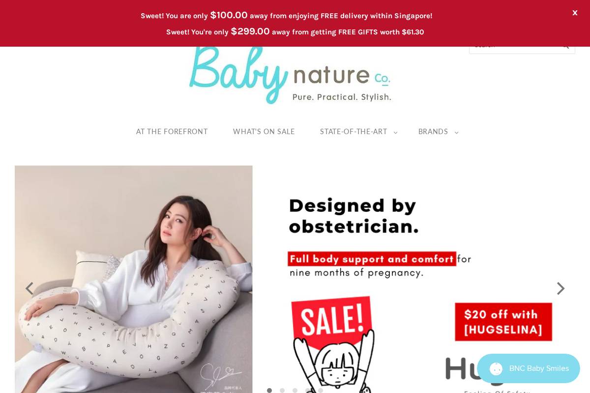 babynatureco.com homepage screenshot