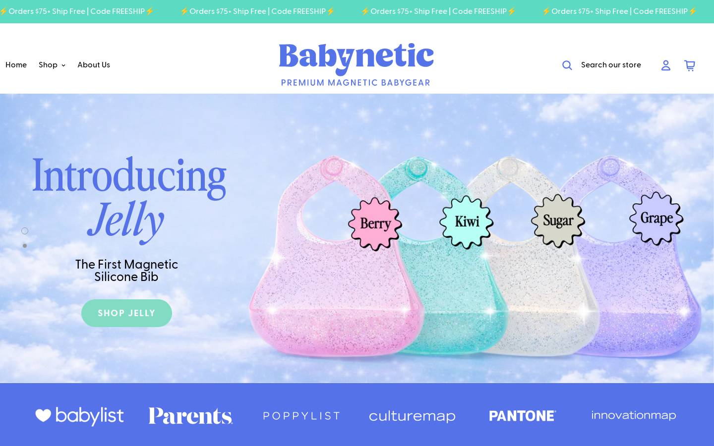 babynetic.com homepage screenshot