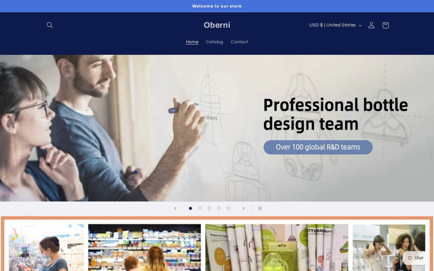 babyoberni.com homepage screenshot