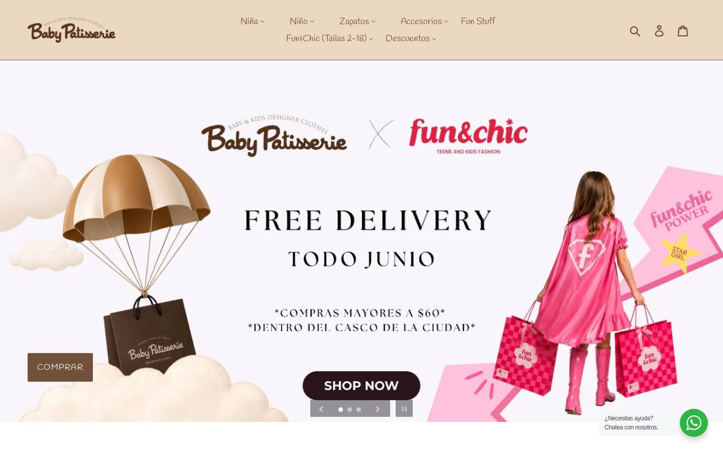 babypatisserie.net homepage screenshot