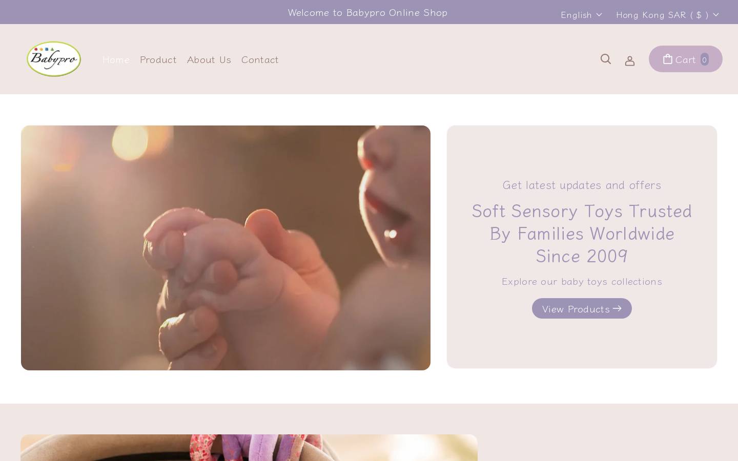 babypro.shop homepage screenshot