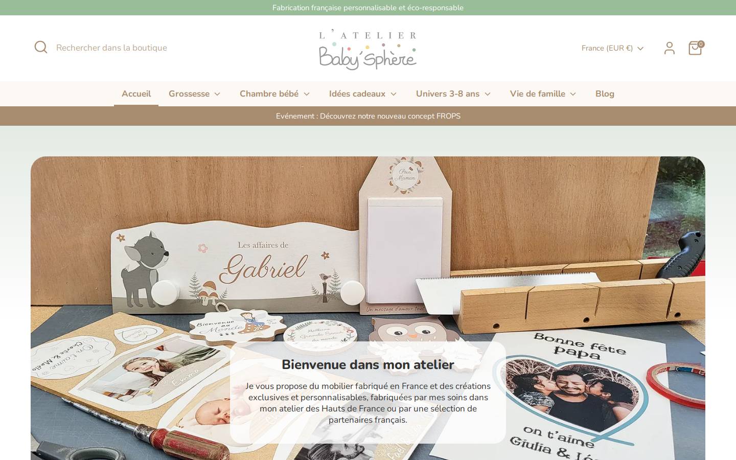 babysphere.fr homepage screenshot