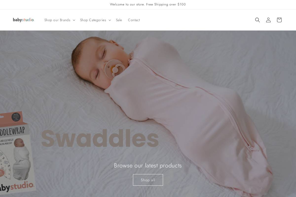 babystudio.co.nz homepage screenshot