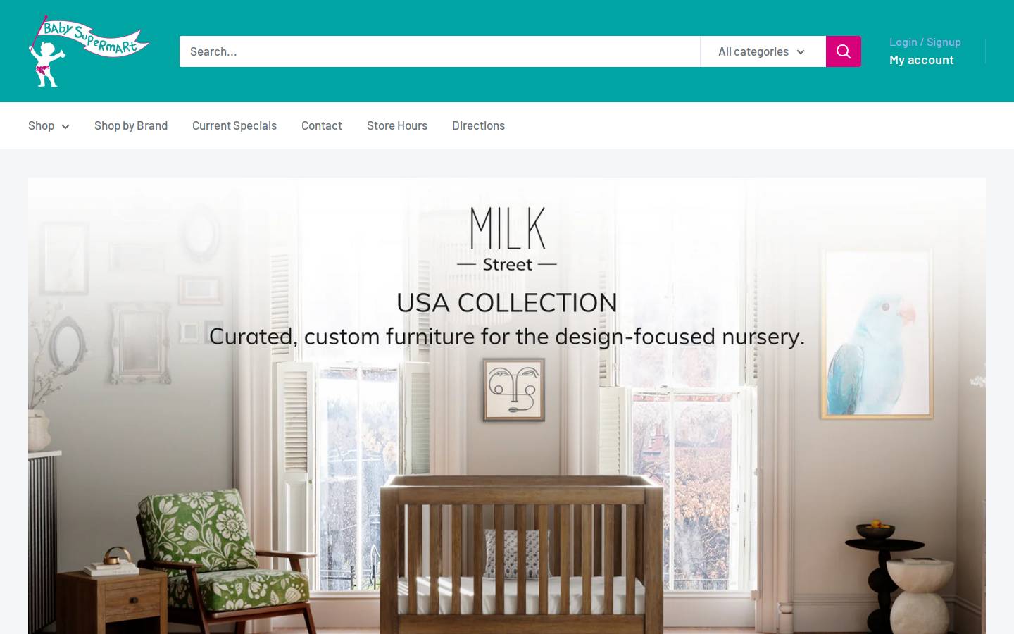 babysupermart.com homepage screenshot