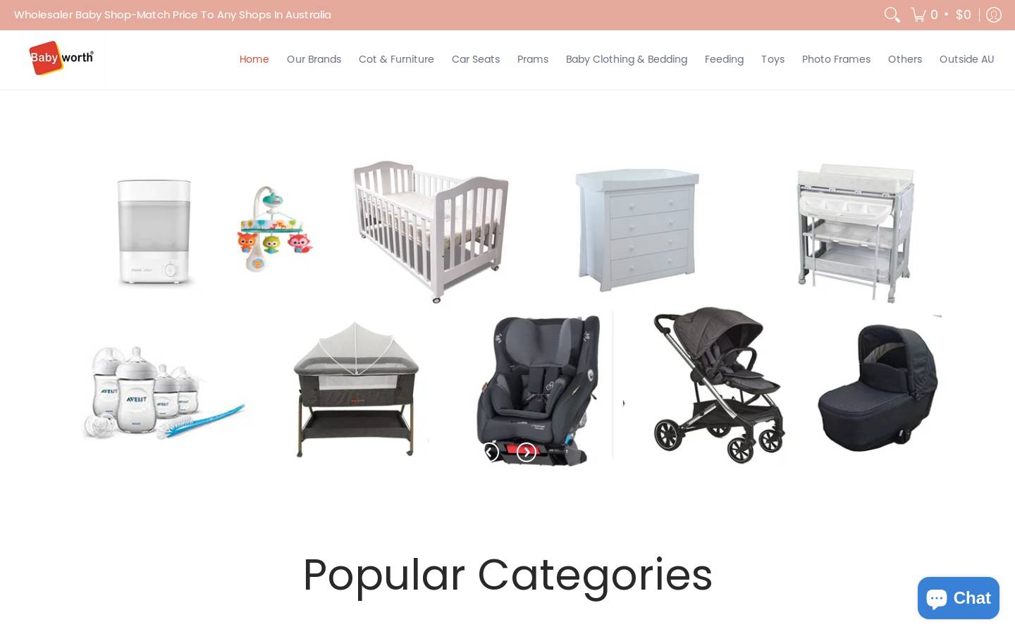 babyworth.com homepage screenshot