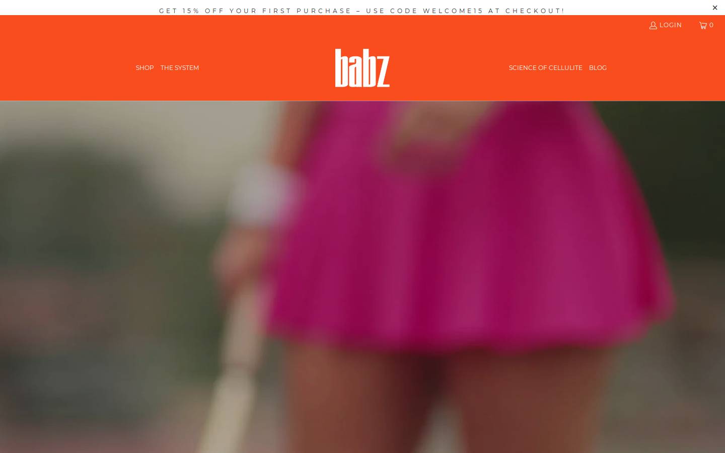 babzbody.com homepage screenshot