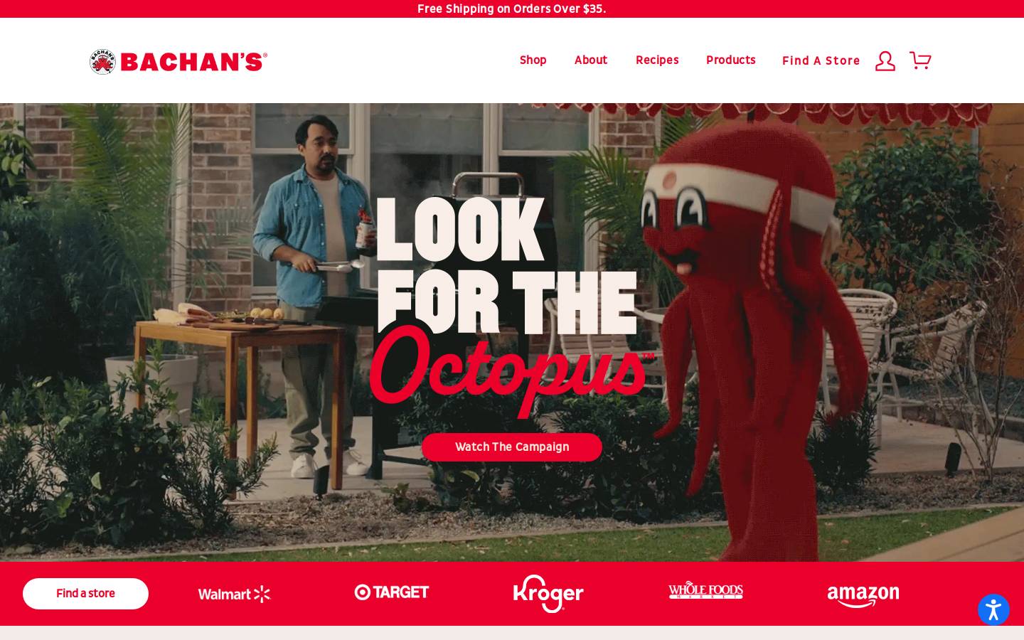 Bachan's homepage screenshot