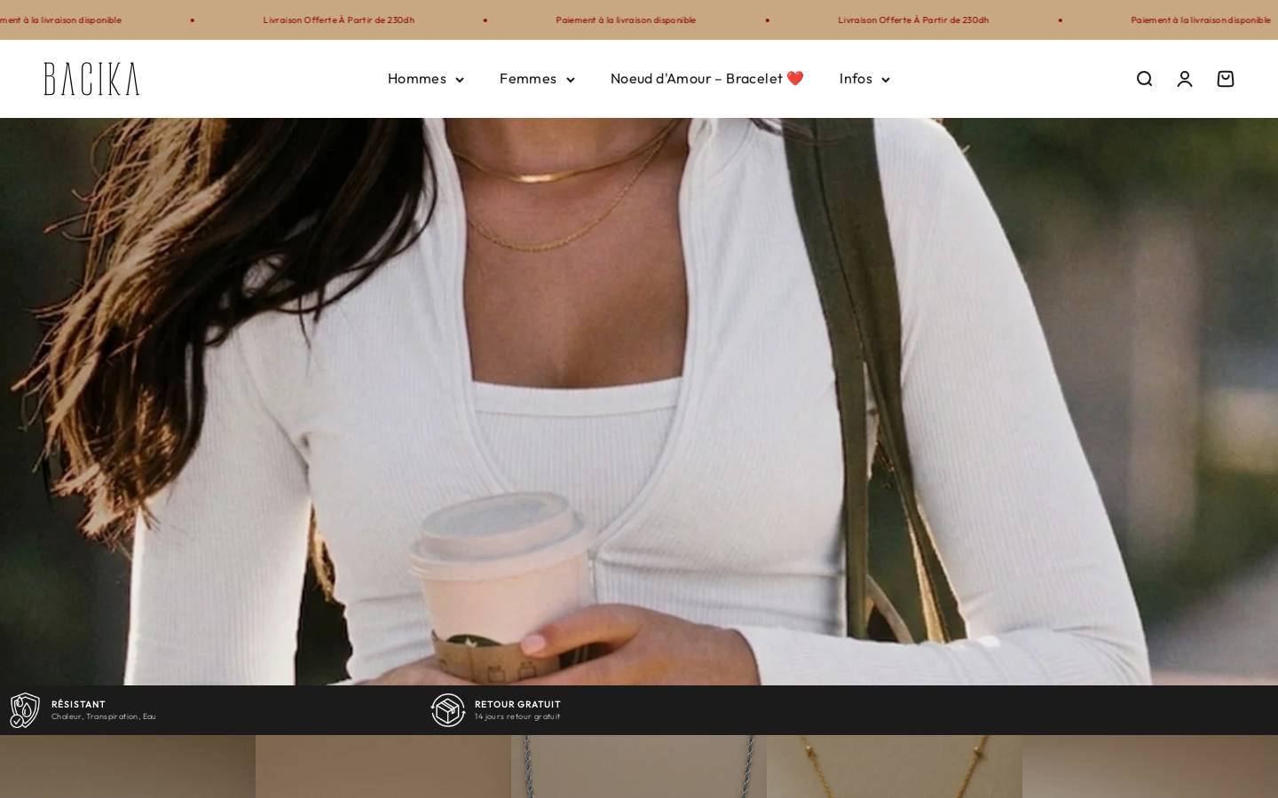 bacika.com homepage screenshot
