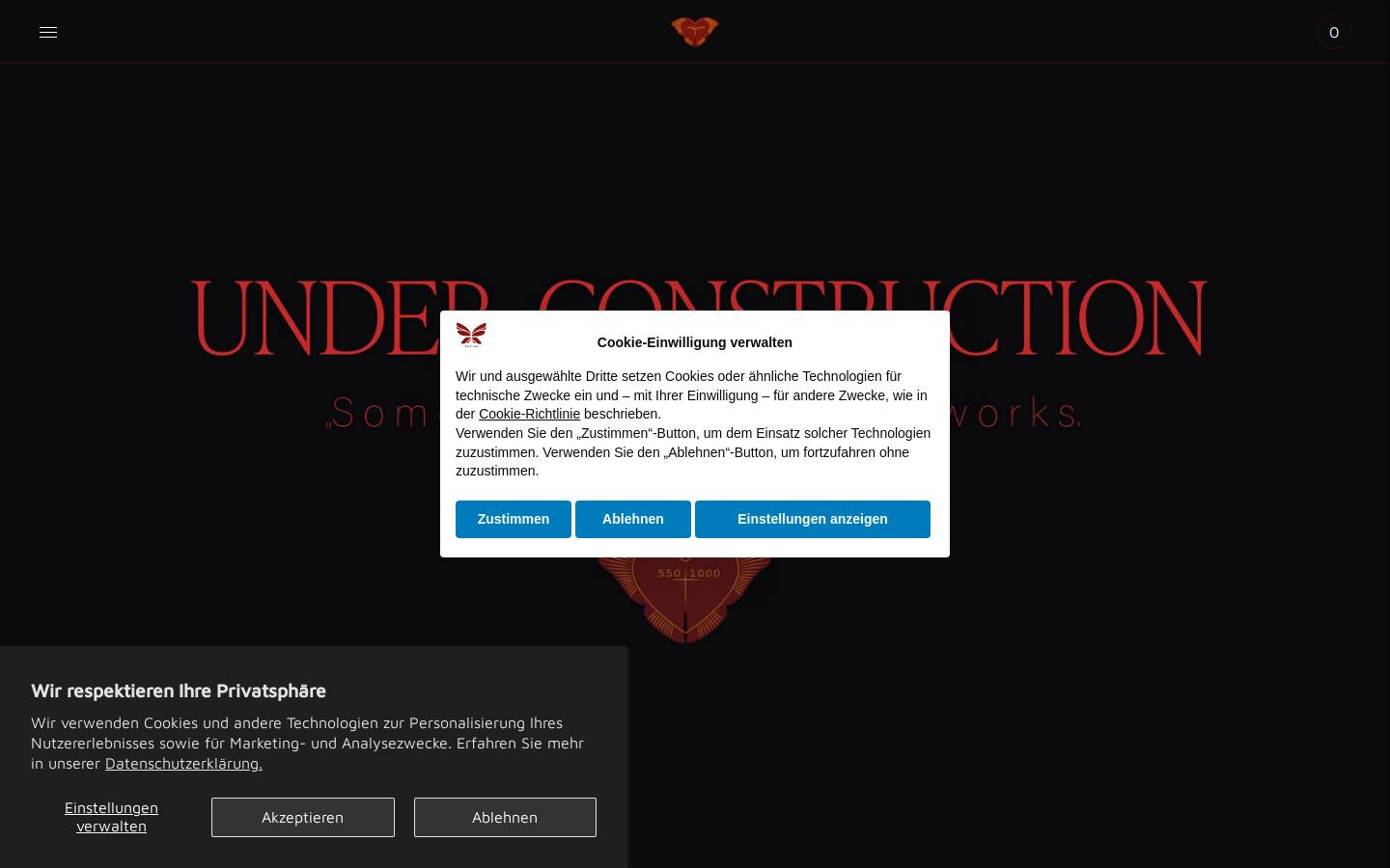 bacina.de homepage screenshot