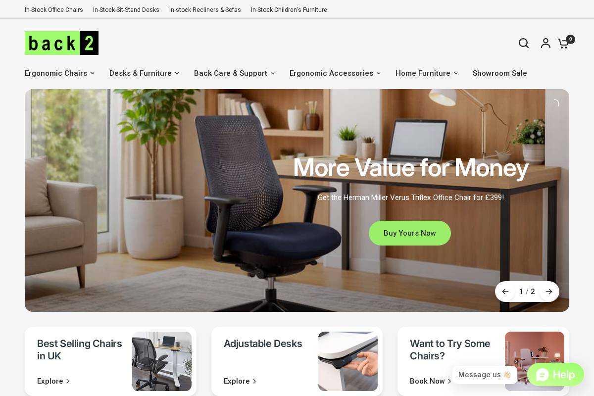 Back2 International Ltd homepage screenshot