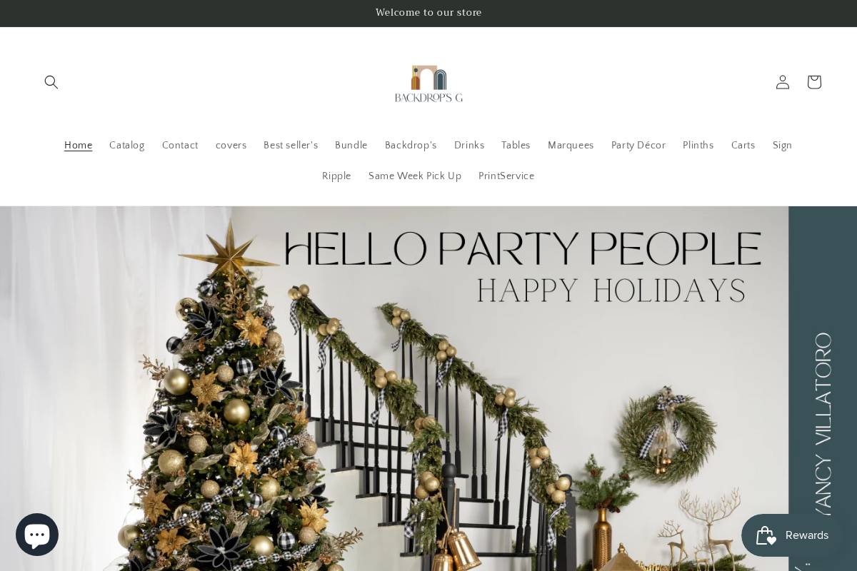 backdropsg.store homepage screenshot