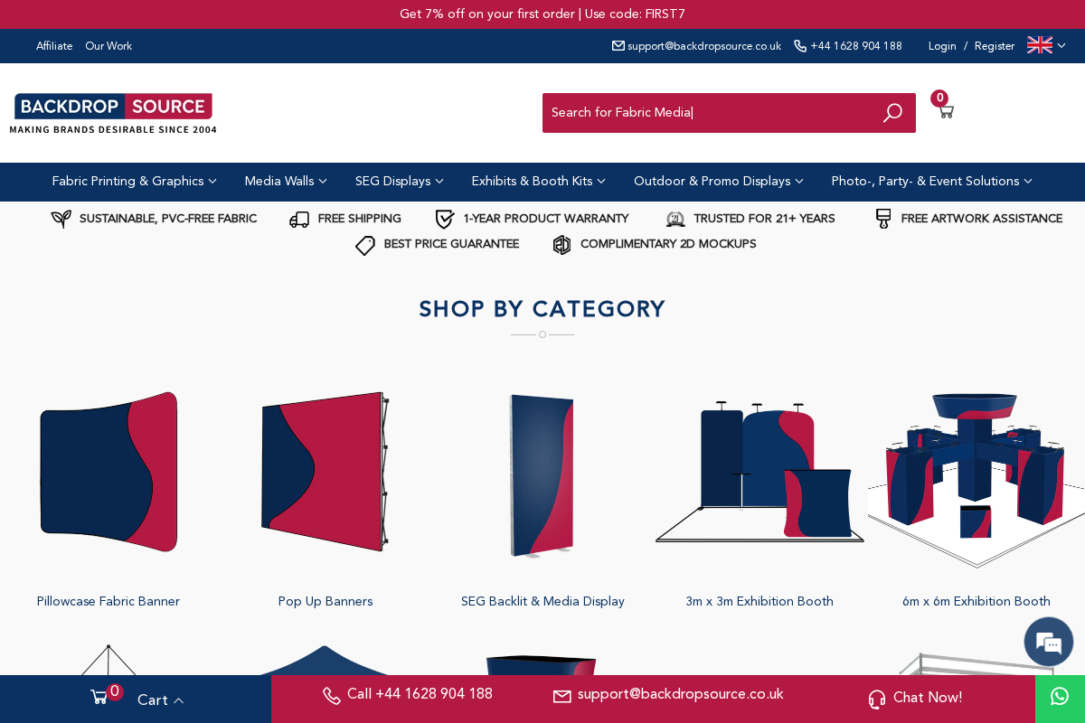 Backdropsource United Kingdom homepage screenshot